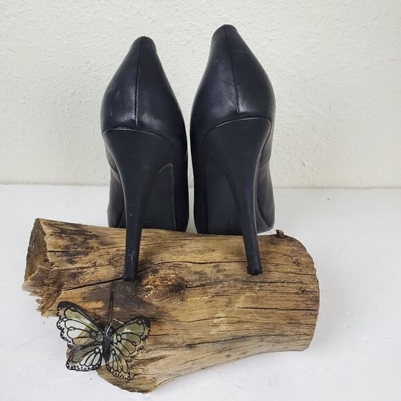Charles Albert matte faux leather platform heel - Picture 4 of 8